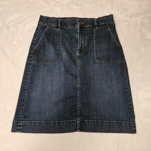 LOFT jean skirt